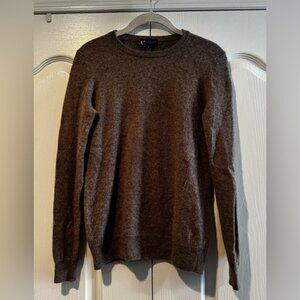 Bloomingdale's Brown Cashmere Crewneck Sweater - Size S